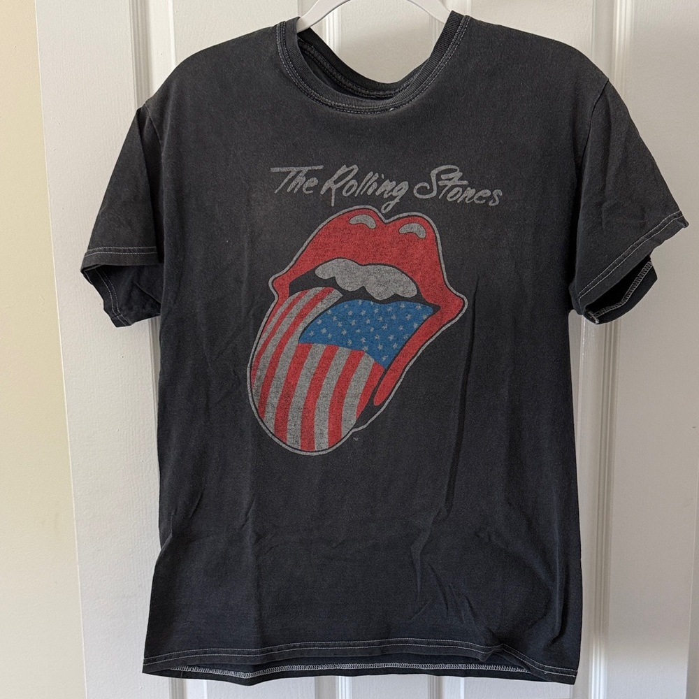 The Rolling Stones Gray Cotton Tee